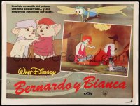 9t467 RESCUERS Mexican LC R1980s Disney mouse mystery cartoon from the depths of Devil's Bayou!