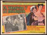 9t511 VAMPIRE & THE BALLERINA Mexican LC 1963 blood-lusting vampire queen fiend who preys on girls!