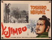 9t522 YOJIMBO Mexican LC 1963 Akira Kurosawa classic, samurai warrior Toshiro Mifune!