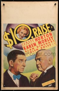 9t006 $10 RAISE WC 1935 bookkeeper Edward Everett Horton, pretty Karen Morley, Berton Churchill