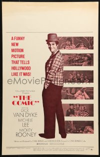 9t031 COMIC WC 1969 Dick Van Dyke stars in the biography of Buster Keaton directed by Carl Reiner!