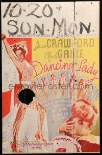 9t032 DANCING LADY WC 1933 Joan Crawford full-length & with Gable, Ted Healy & His Stooges, rare!