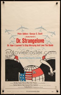 9t038 DR. STRANGELOVE WC 1964 Stanley Kubrick classic, Peter Sellers, great Tomi Ungerer art!