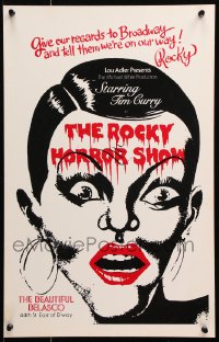 9t142 ROCKY HORROR SHOW stage play WC 1975 cool close up art of Boni Enten as Columbia!