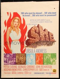 9t169 SHE WC 1965 Hammer fantasy, sexy Ursula Andress must be possessed, she must be obeyed!