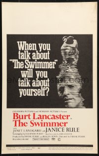 9t218 SWIMMER WC 1968 Burt Lancaster, directed by Frank Perry, will you talk about yourself?