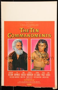 9t226 TEN COMMANDMENTS WC 1956 Cecil B. DeMille classic, Charlton Heston & Yul Brynner by Karsh!