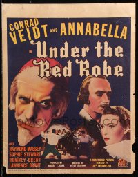 9t245 UNDER THE RED ROBE WC 1937 Conrad Veidt, Annabella, Raymond Massey as Cardinal Richelieu!