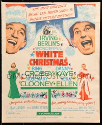 9t265 WHITE CHRISTMAS WC R1961 Bing Crosby, Danny Kaye, Clooney, Vera-Ellen, musical classic!