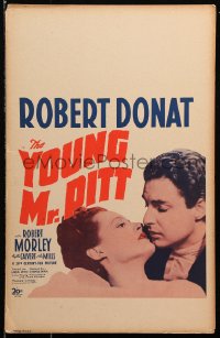 9t290 YOUNG MR. PITT WC 1943 Robert Donat & Phyllis Calvert, directed by Carol Reed!