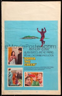 9t292 ZORBA THE GREEK WC 1965 Anthony Quinn, Irene Papas, Alan Bates, Michael Cacoyannis