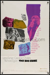 9w144 BIG CUBE 1sh 1969 super sexy Karin Mossberg, George Chakiris, Lana Turner on LSD!