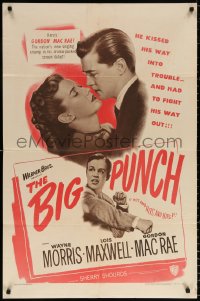 9w147 BIG PUNCH 1sh 1948 Gordon MacRae kissed his way into trouble, boxing!