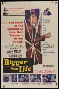 9w150 BIGGER THAN LIFE 1sh 1956 James Mason is prescribed Cortisone & becomes addicted!