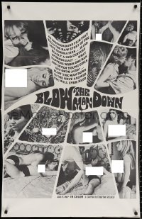 9w175 BLOW THE MAN DOWN 1sh 1968 what happens when one man and seven young girls get onto acid?