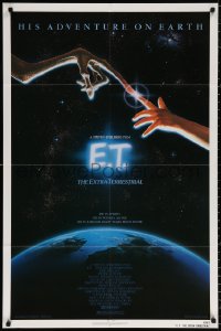 9w319 E.T. THE EXTRA TERRESTRIAL NSS style 1sh 1982 Steven Spielberg classic, John Alvin art!