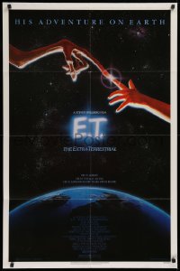 9w320 E.T. THE EXTRA TERRESTRIAL studio style 1sh 1982 Steven Spielberg classic, John Alvin art!