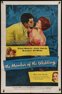 9w612 MEMBER OF THE WEDDING 1sh 1953 Miss Julie Harris becomes a woman in the middle of a kiss!