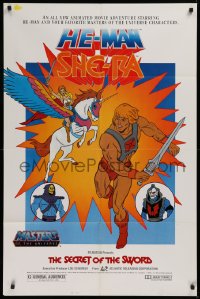 9w780 SECRET OF THE SWORD 1sh 1985 Masters of the Universe, He-Man, She-Ra, Skeletor!