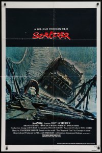 9w818 SORCERER 1sh 1977 William Friedkin, Roy Schieder, Georges Arnaud's Wages of Fear!