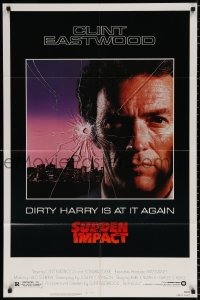 9w851 SUDDEN IMPACT 1sh 1983 Clint Eastwood is at it again as Dirty Harry, great image!