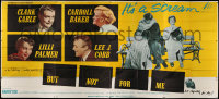 9x018 BUT NOT FOR ME 24sh 1959 Clark Gable, Carroll Baker, Lilli Palmer, Lee J. Cobb!