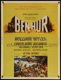9x094 BEN-HUR style Y 30x40 1960 Charlton Heston, William Wyler, Ben Joseph Smith and Ben Stahl art!