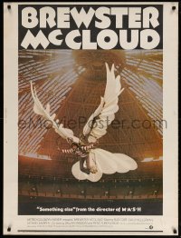 9x102 BREWSTER McCLOUD style B 30x40 1971 Robert Altman, Bud Cort with wings in the Astrodome!