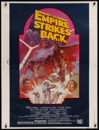 9x119 EMPIRE STRIKES BACK 30x40 R1982 George Lucas sci-fi classic, cool artwork by Tom Jung!