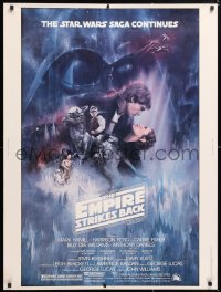9x118 EMPIRE STRIKES BACK 30x40 1980 Star Wars, classic Gone With The Wind style art by Kastel!