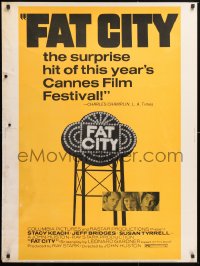 9x124 FAT CITY 30x40 1972 Stacy Keach, Jeff Bridges, Susan Tyrrell, John Huston, boxing!