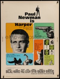 9x140 HARPER 30x40 1966 Pamela Tiffin, Paul Newman has many fights & does it better!