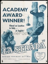 9x152 LA STRADA 30x40 1956 Federico Fellini, Anthony Quinn, Giulietta Masina, AA winner!