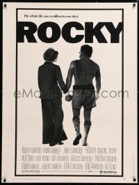 9x171 ROCKY 30x40 1977 Sylvester Stallone & Talia Shire holding hands, boxing classic!