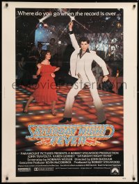 9x173 SATURDAY NIGHT FEVER 30x40 1977 best image of disco John Travolta & Karen Lynn Gorney!