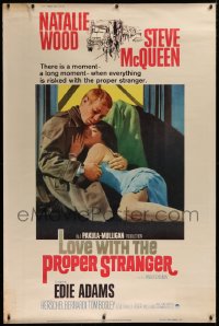 9x299 LOVE WITH THE PROPER STRANGER style Y 40x60 1964 Natalie Wood & Steve McQueen, ultra-rare!