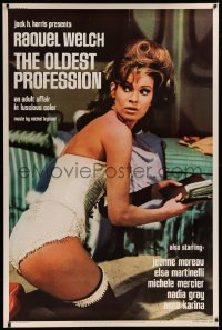 9x302 OLDEST PROFESSION 40x60 1968 completely different and far sexier image of Raquel Welch!