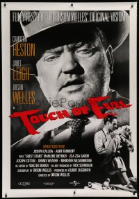 9x316 TOUCH OF EVIL 40x60 R1998 close-up of Orson Welles, Charlton Heston & Janet Leigh!