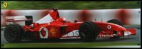 9x266 FERRARI 21x62 EU commercial poster 2002 great image of Italian F1 race car on the track!