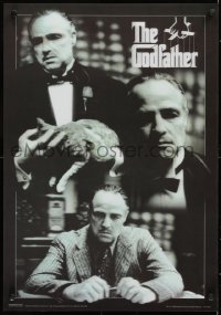 9x008 GODFATHER lenticular 19x27 English commercial poster 2008 Coppola classic, Brando!