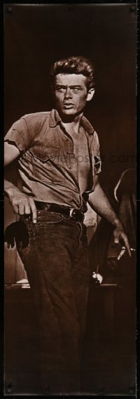 9x256 JAMES DEAN sepia style 21x62 commercial poster 1980s great full-length image!