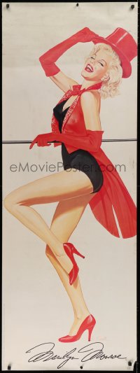 9x271 MARILYN MONROE 23x62 Italian commercial poster 1988 sexy art of the Hollywood legend!