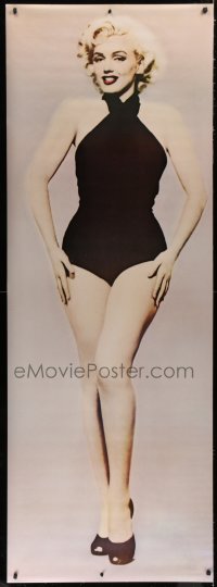9x262 MARILYN MONROE 27x75 commercial poster 1983 full-length wearing black bathing suit!