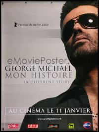 9x363 GEORGE MICHAEL: A DIFFERENT STORY teaser French 1p 2006 great super close-up of the pop singer!