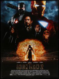 9x368 IRON MAN 2 French 1p 2010 Marvel, directed by Jon Favreau, Robert Downey Jr, cast montage!