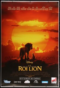 9x336 LION KING group of 7 DS French 1ps 2019 Walt Disney live action/CGI, Donald Glover as Simba!