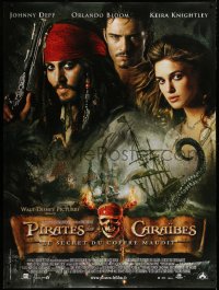 9x379 PIRATES OF THE CARIBBEAN: DEAD MAN'S CHEST DS French 1p 2006 Johnny Depp, Knightley, Bloom!