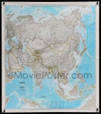 9x204 ASIA 33x58 special poster 2002 great view of the continent by National Geographic!