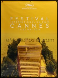 9x329 CANNES FILM FESTIVAL 2016 46x62 French film festival poster 2016 showing a great scene from 1963's Le Mepris!