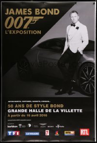 9x322 JAMES BOND 007 L'EXPOSITION DS 47x69 French museum/art exhibition 2016 Craig, Aston Martin!
